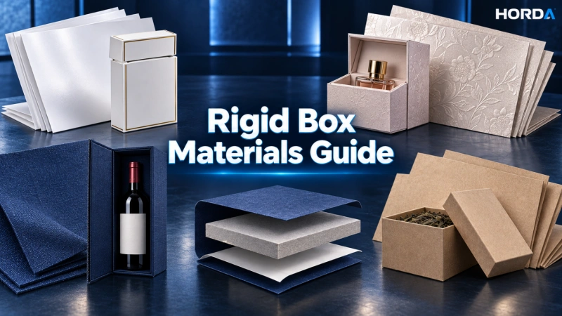 Rigid Box Materials Guide: How to Choose Board, Paper, Fabric and Inserts
